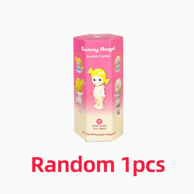 Smiski Cherry Blossom Stitch Series Blind Box Gift Mini Anime Figures Ornaments Dolls Fans Children Christmas Birthday Gift