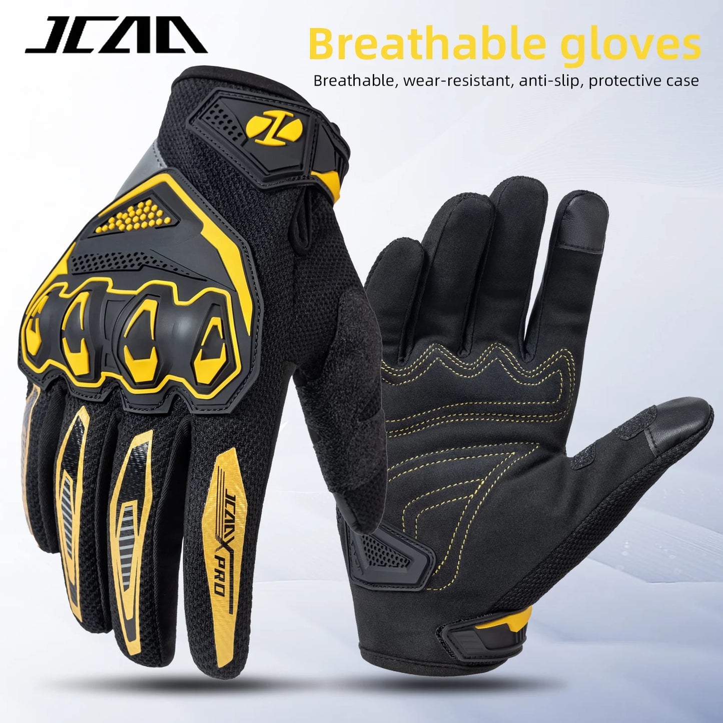 Summer Motorcycle Gloves Men Women Breathable Anti-fall Motorbike Racing Gloves Touch Screen Motocross Biker Gloves