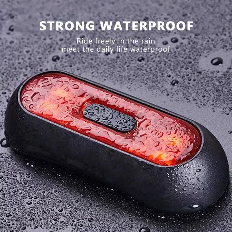 BLALION Motorcycle Helmet Light Bike Taillight Waterproof USB Rechargeable Bicycle Helmet Taillight Safety Signal Warning Lamp