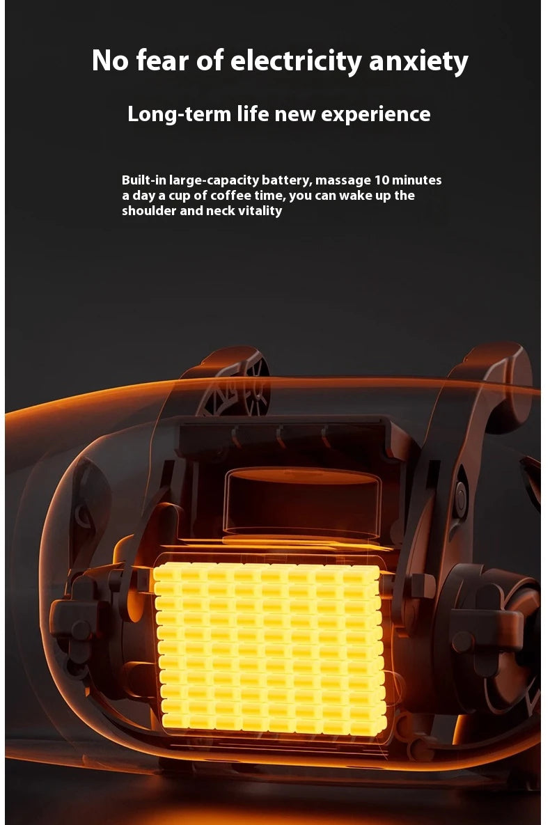 Neck and Shoulder Massager Wireless Shoulder and Back Kneading Massage Shawl Trapezius Neck Cervical Masajeador