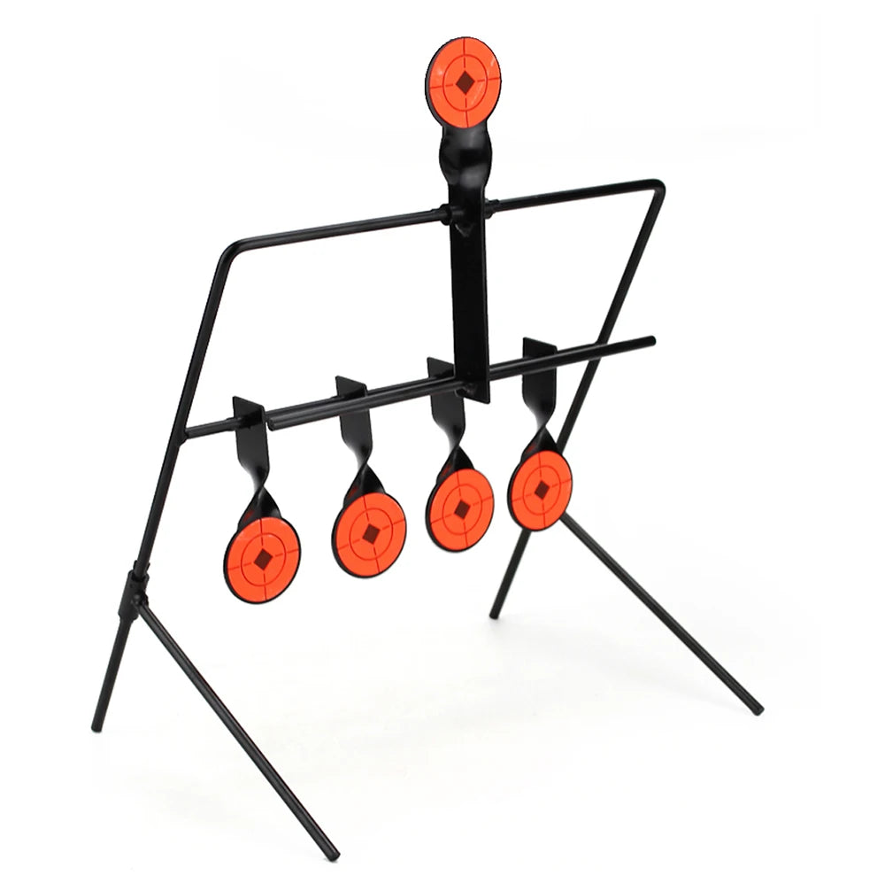 Rotating Target Reset Shooting for Rifle Pistol CS Outdoor Hunting Training Aim Practice Accessories Wind Chime Shooting Target