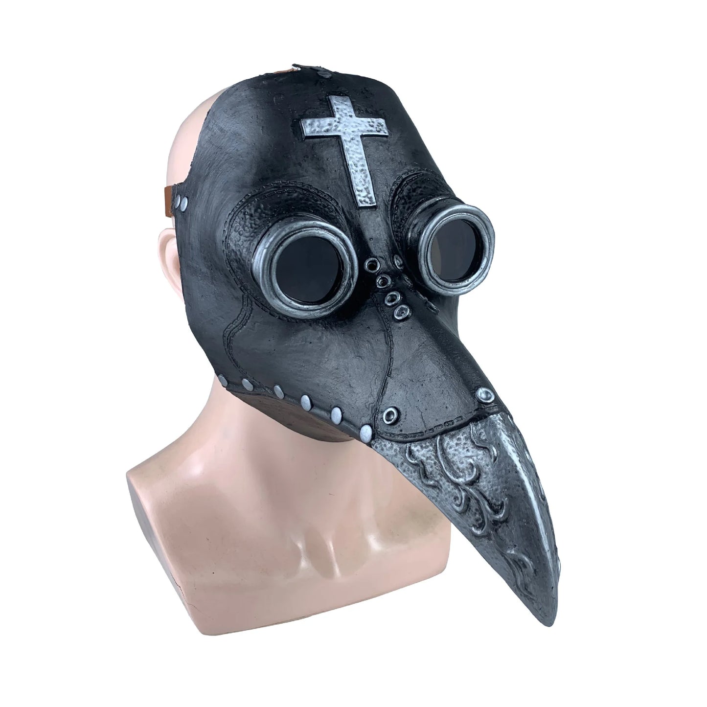 Steampunk Plague Doctor Mask Long Nose Bird Beak Leather Masks Cosplay Party Masquerade Halloween Carnival Costume Props