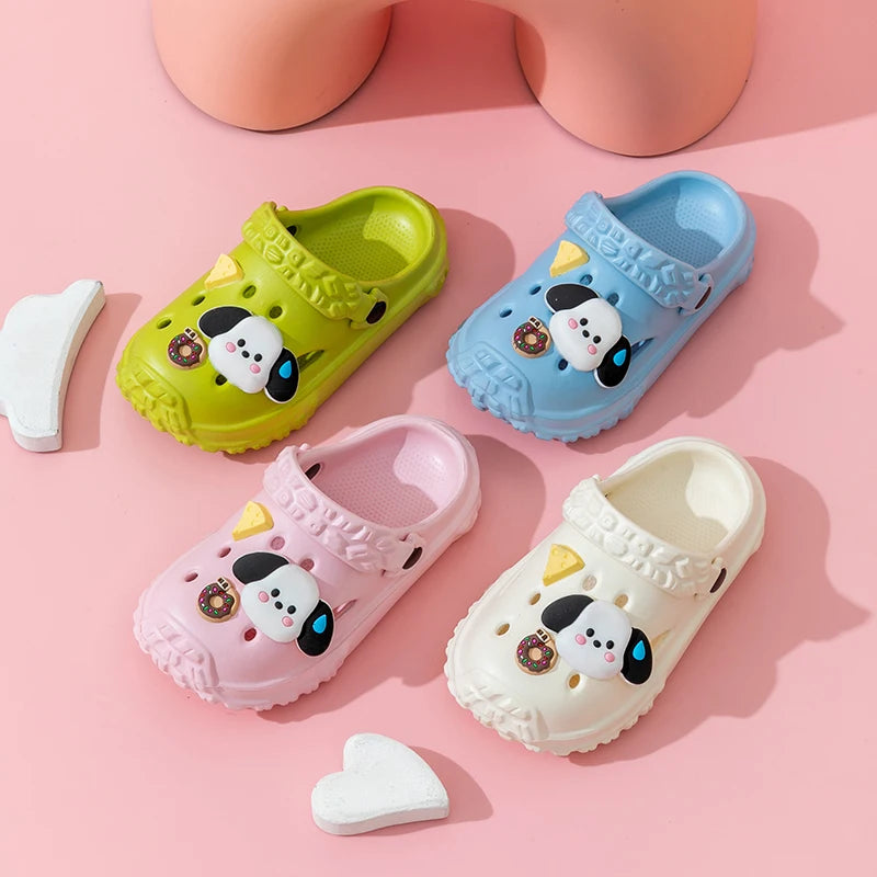 Cute Non-slip girls sandals garden shoes cartoon child baby sandals summer kids slippers high quality beach kids sandals