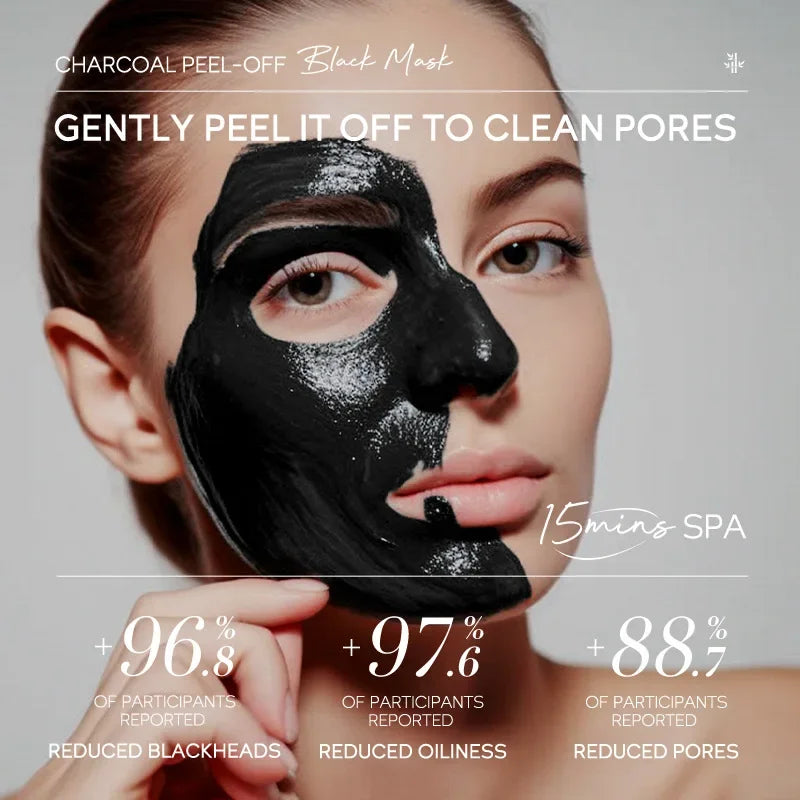 Bamboo Charcoal Fiber Mask Blackhead Removal Deep Mask Deep Cleansing Cleansing Exfoliating Mask Treatment 50g