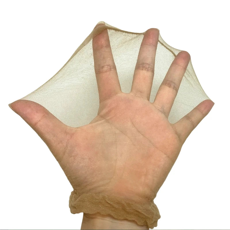 1/5/10 Pack Transparent HD Wig Caps Invisible Sheer Breathable Ultra-Thin Stretchy Stocking Caps for Lace Front Wigs