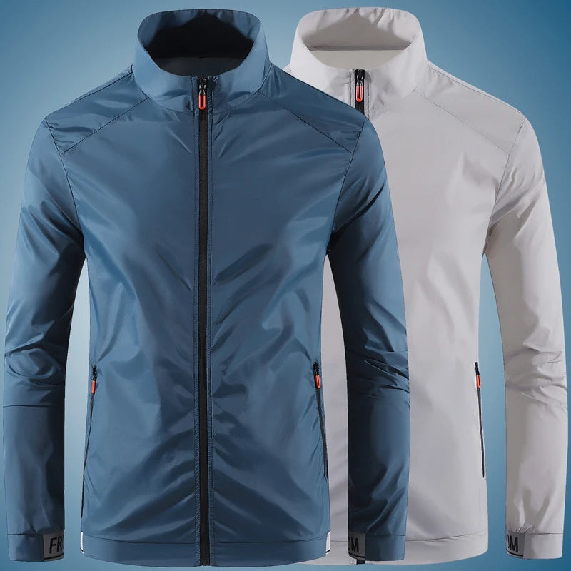 Sunscreen Coats Men's Breathable Sports Waterproof Jacket Summer UV Protection Outdoor Fishing Skin Clothing