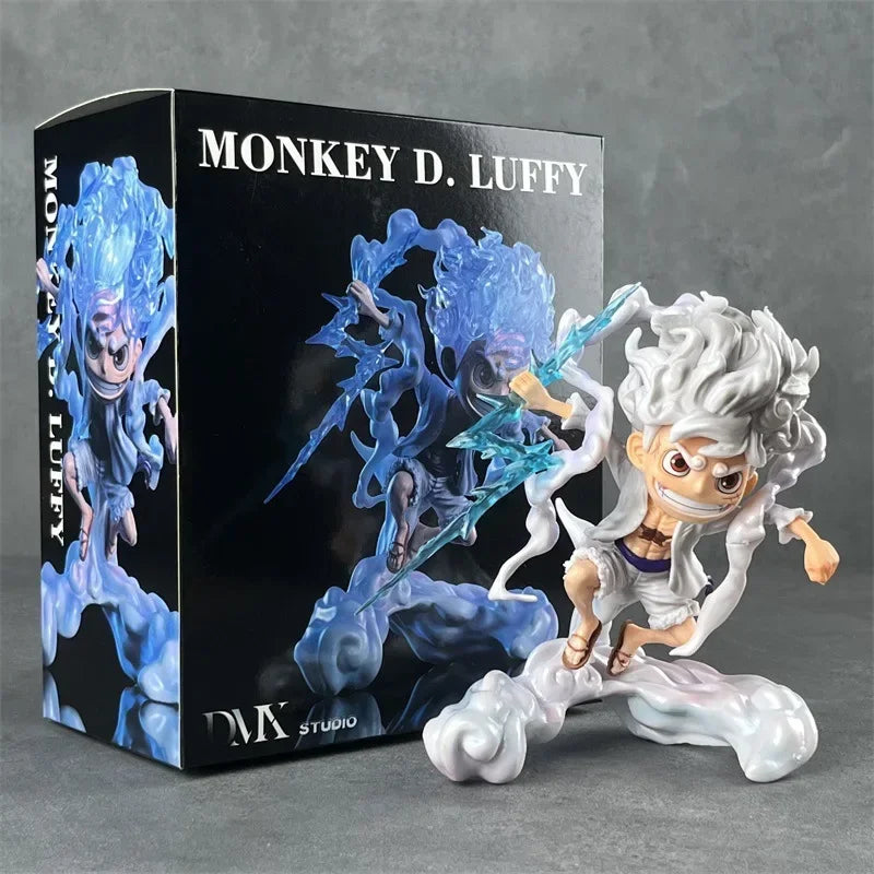 One Piece Anime Figure Toys SD Nika Luffy 5th Gear Awake Figurine 16CM PVC Action Figures Collection Model Ornaments Gifts Toys