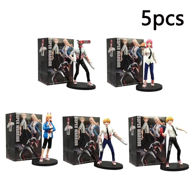 18cm Chainsaw Man Denji Anime Figure Denji/Power Action Figure Chainsaw Man Denji Figurine Adult Collectible Model Doll Toy