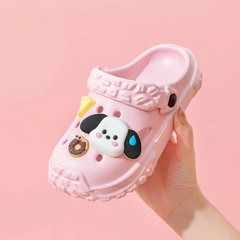 Cute Non-slip girls sandals garden shoes cartoon child baby sandals summer kids slippers high quality beach kids sandals