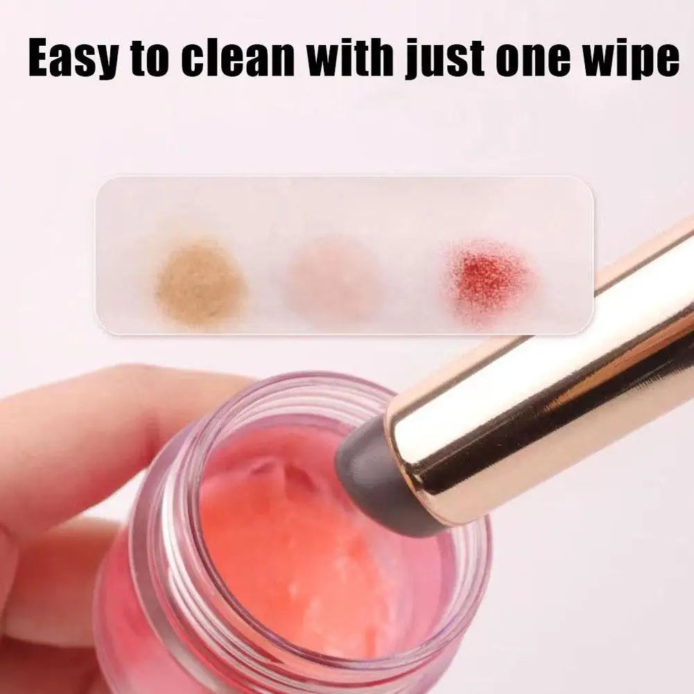 Upgrade Silicone Lip Brush Portable Round Head Lip Brush Professional Mini Concealer Smudge Brush With Cover Makeup Brush