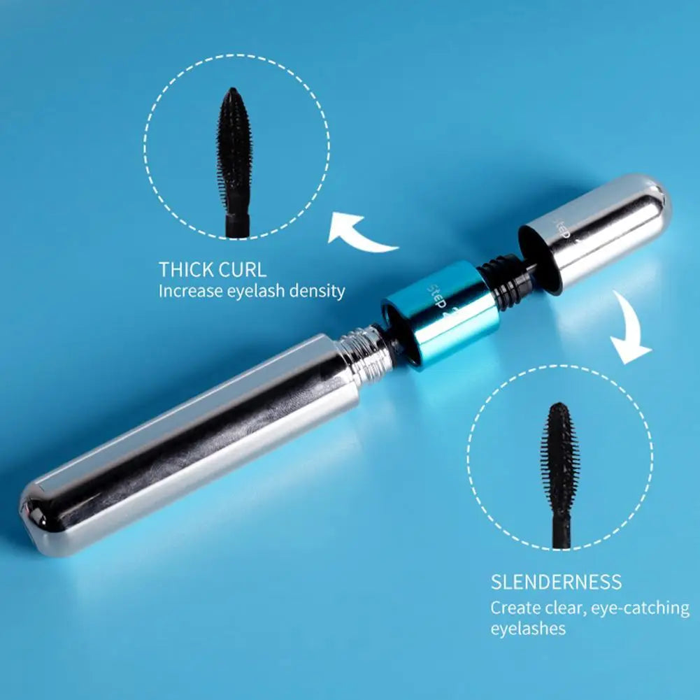 4D Silk Fiber Mascara Waterproof Thickening Long Eyelashes Makeup Cosmetics Eyelash Lash Eyelash Black Mascara