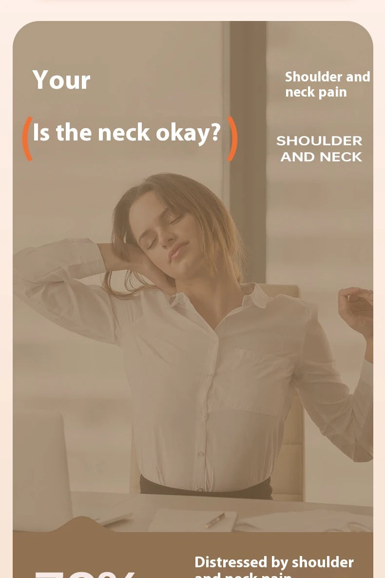 Neck and Shoulder Massager Wireless Shoulder and Back Kneading Massage Shawl Trapezius Neck Cervical Masajeador
