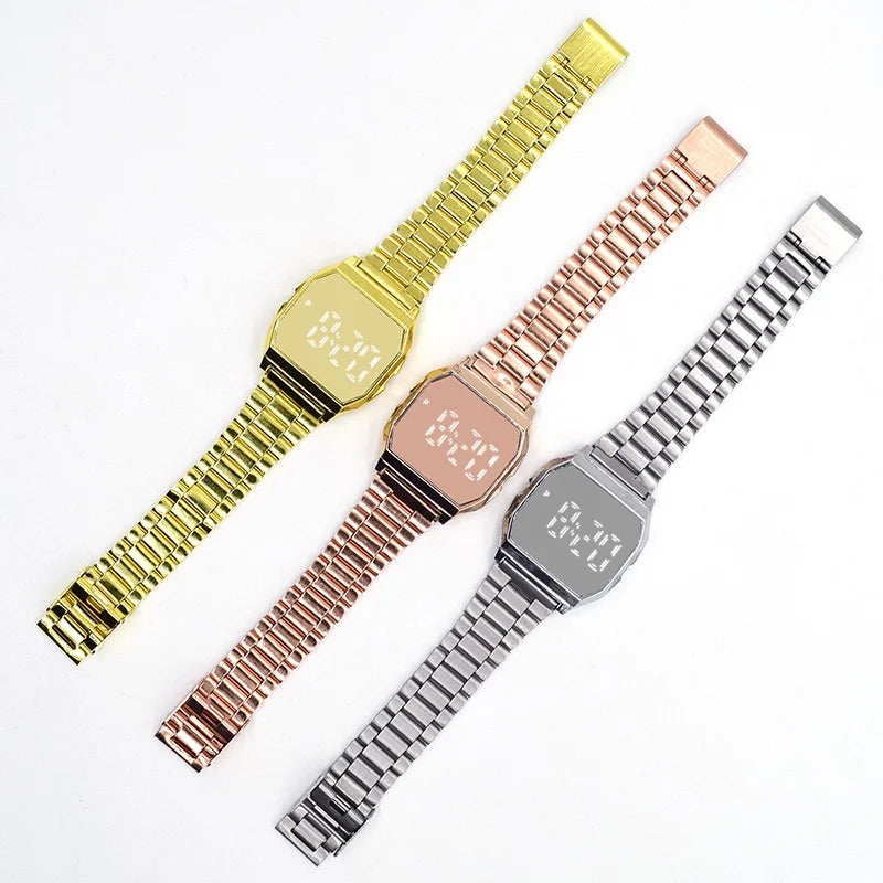 Touch Screen Vintage Watch Unisex Men Women’ Student Child Accessories Style Watches