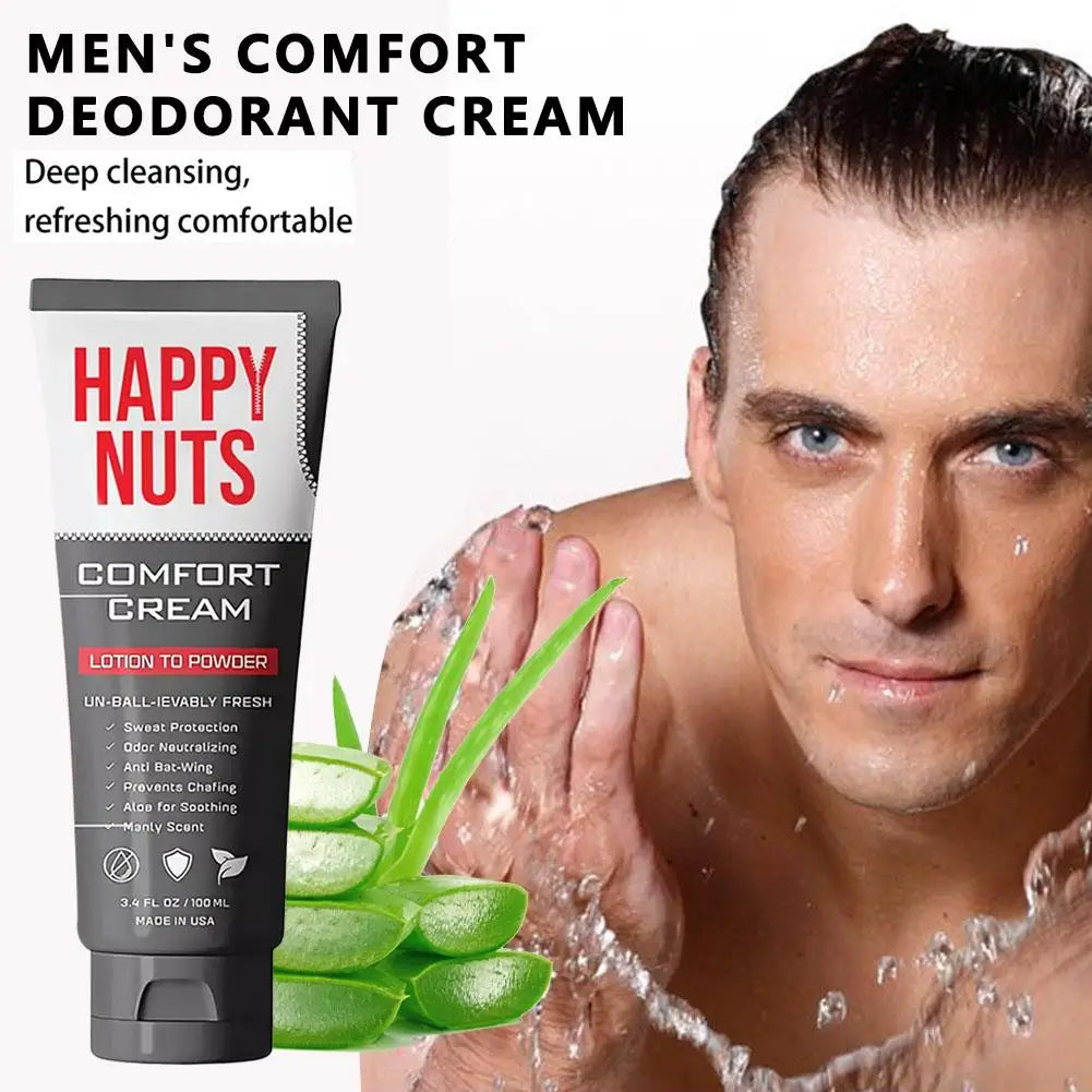 Men's Sandalwood Body Deodorant Cream Gently Remove Body Odor And Reduces Friction Men's Body Care Cream Hot products Gifts
