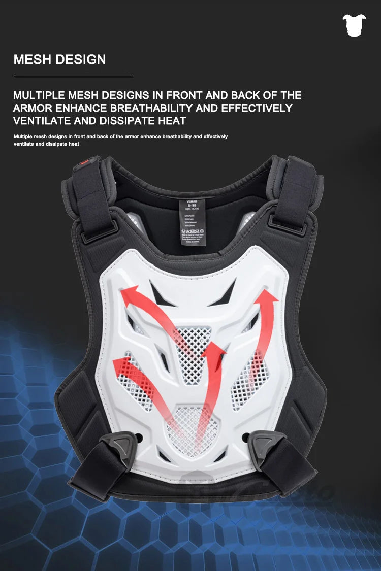 Professional Motorcycle Armor Vest Body Protective Gear Motocross DH MX MTB Dirt Bike Chest Back Protectors Moto Equipment