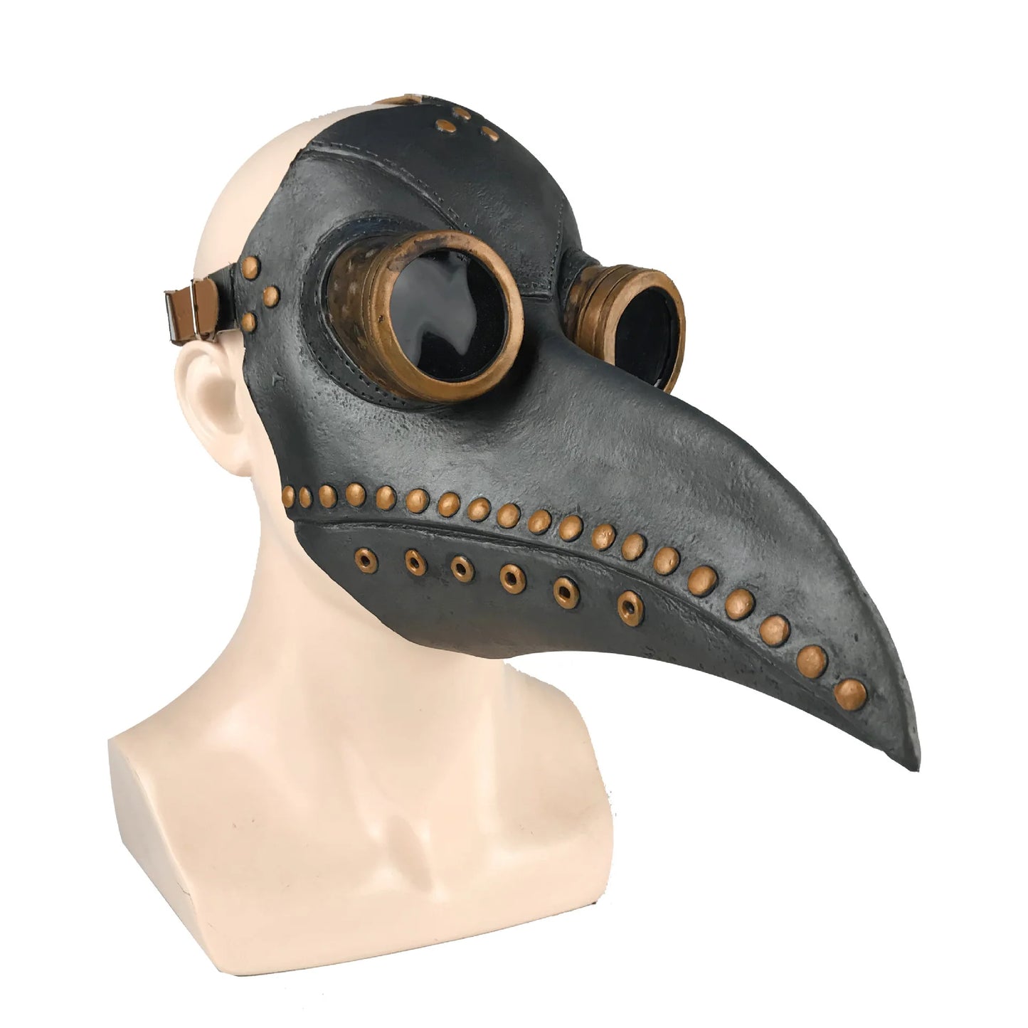 Steampunk Plague Doctor Mask Long Nose Bird Beak Leather Masks Cosplay Party Masquerade Halloween Carnival Costume Props