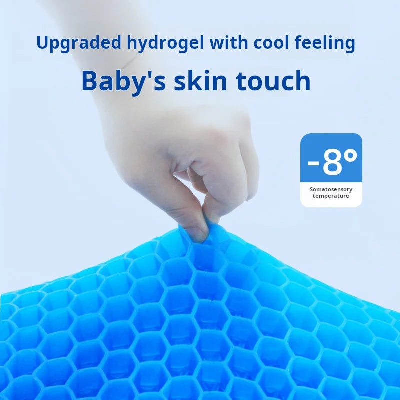 Honeycomb gel cushion chair thickened home commuter office long-sitting silicone summer seat cushion ice pad seats home