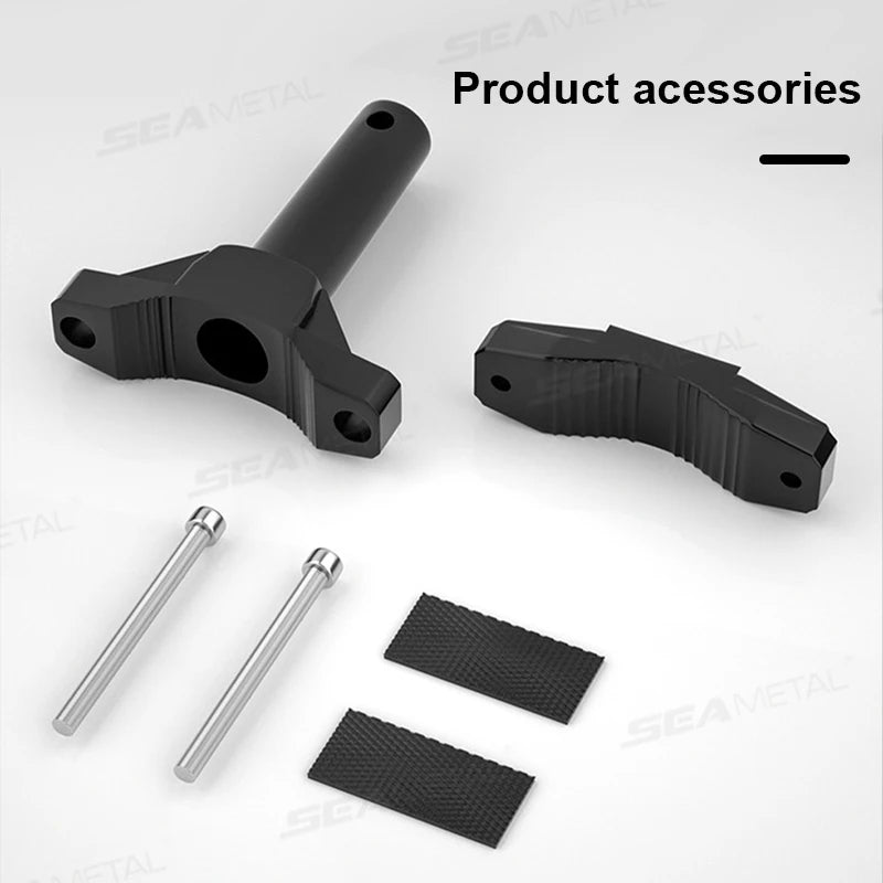 BLALION Universal Mount Bracket For Motorcycle Bumper Modified Headlight Stand Spotlight Extension Pole Frame Extension Bracket