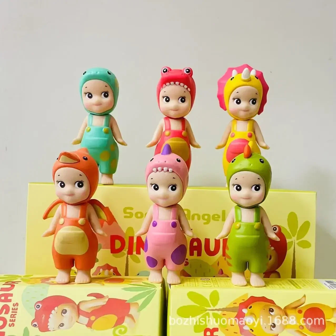 Blind Box Stitch Dinosaur Harvest Flower Fruit Series Fashion Doll Handmade Tabletop Decoration Birthday Toy Christmas Gift