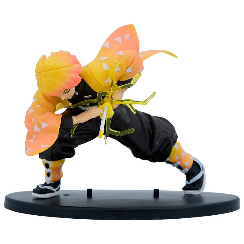 New Demon Slayer Anime Figure Tanjirou Agatsuma Zenitsu Kyoujurou Anime Model Action Figure PVC collection Toy for Kids Gift