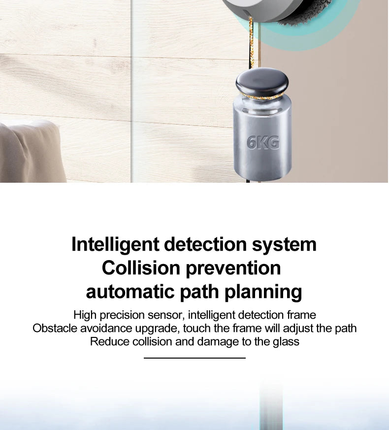 PuRuiKai robot electric automatic window cleaning Robotic vacuum cleaner, with remote control, two-way automatic spray