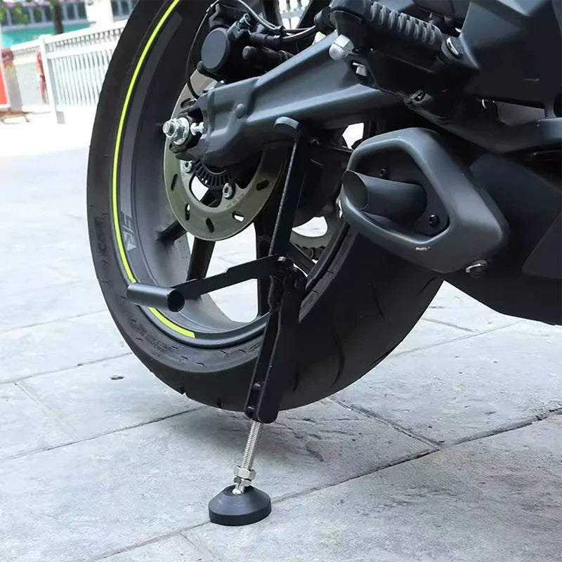 BLALION Motorcycle Stand Labor Saving Wheel Lifter Support Frame Foldable Heavy Lift Stand Stable Crane Frame For Most Dirt Bike