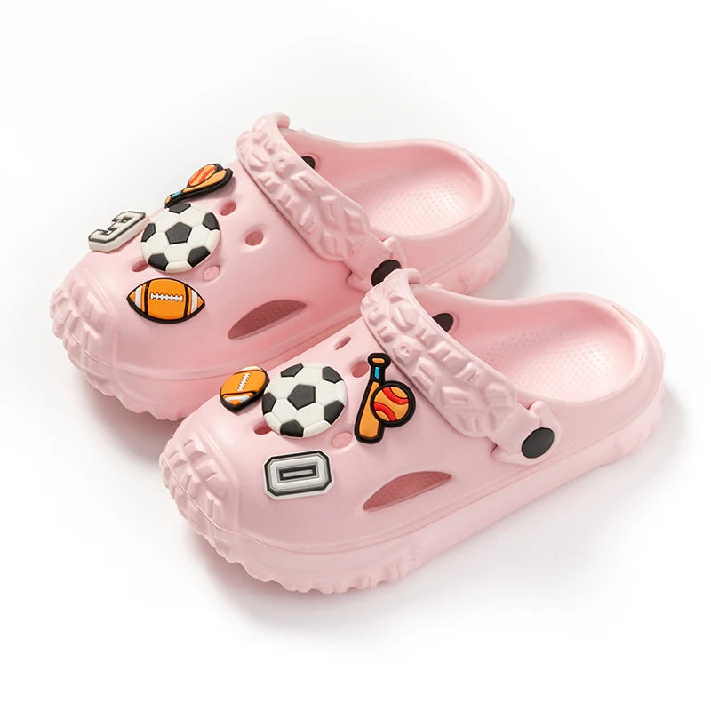 Cute Non-slip girls sandals garden shoes cartoon child baby sandals summer kids slippers high quality beach kids sandals