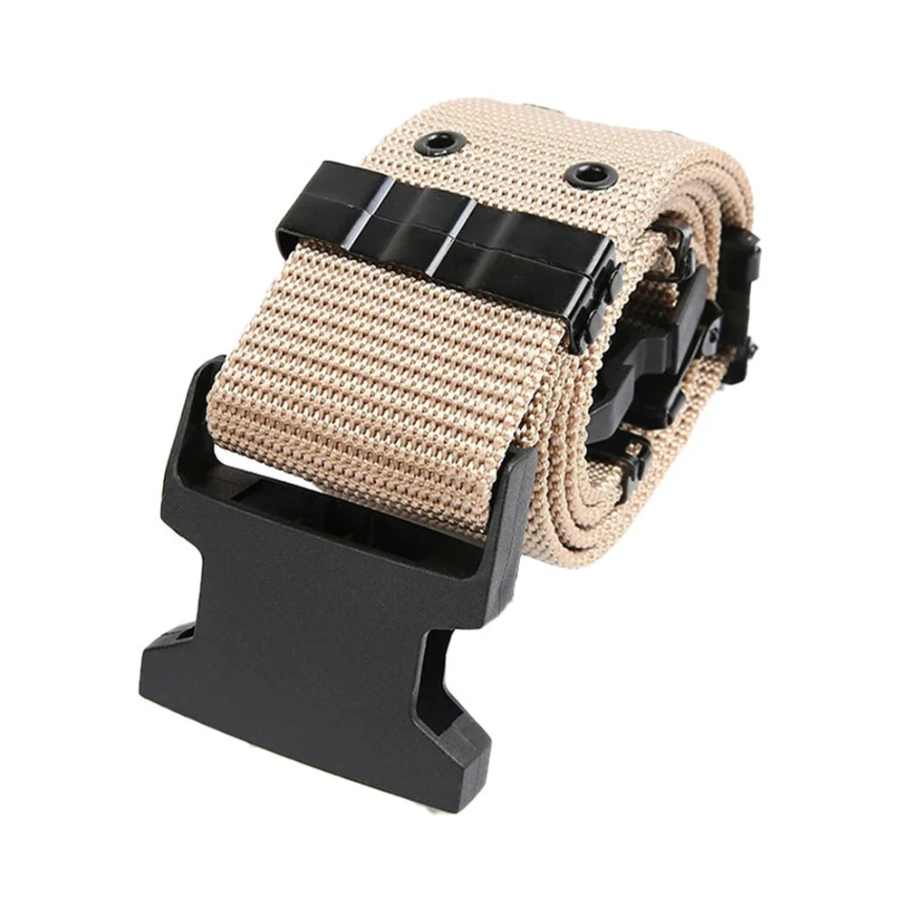 Tactical Quick Release Belt Outdoor Sport Men's Oxford Cloth Belt Hunting Multi Function Combat Belt