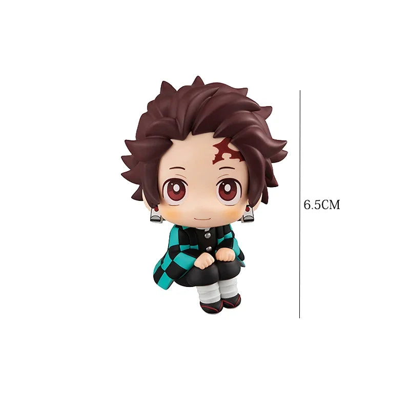 Anime Demon Slayer Kimetsu No Yaiba Figure Kamado Tanjirou Action Figure Agatsuma Zenitsu Nezuko Warrior PVC Model Toy Gift
