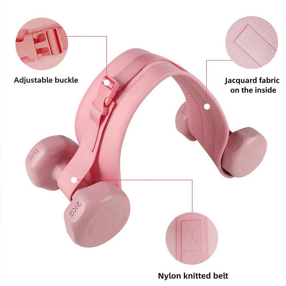Weightlifting Hip Bridge Belt Weight Training Plank Squats Assist Straps Dumbbell Load Hip Protection Workout Assist Belt