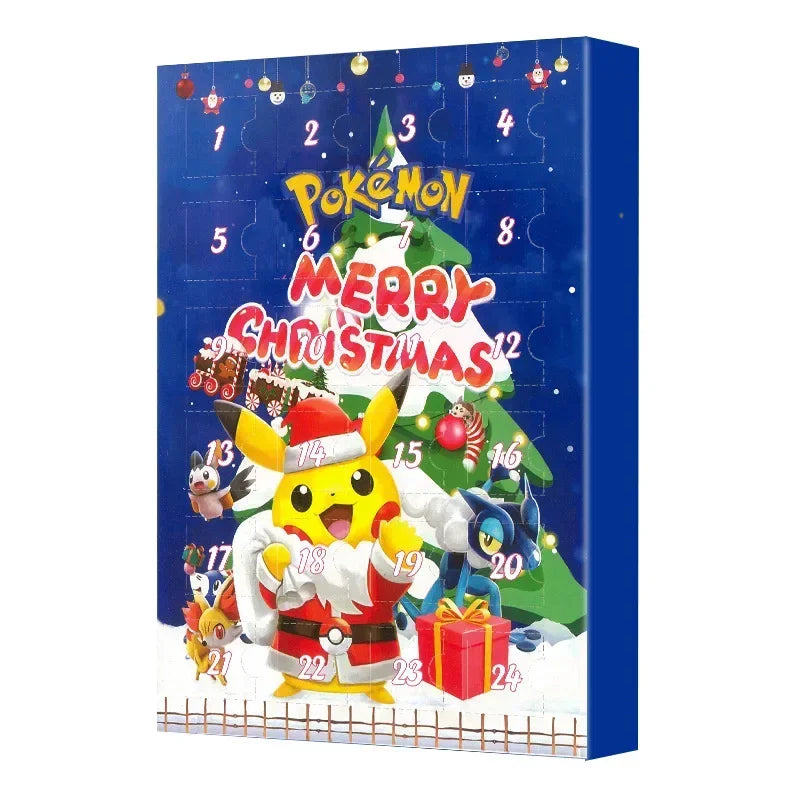 Pokemon Figure Christmas Halloween Advent Calendar Gifts Kawaii Pikachu Anime Figural Action 24Pcs Set Model Kid Toys