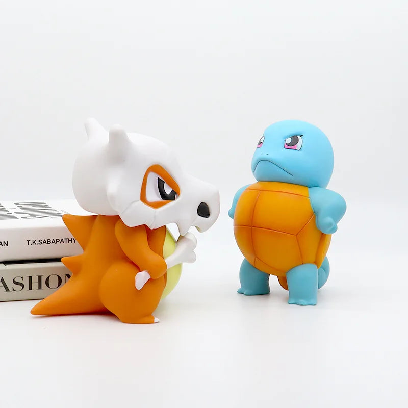 16cm Pokemon Anime Figure Toys Cubone Pikachu Squirtle PVC Action Figure Game Statue Model Kids Toys Doll Desk Decorations Gifts