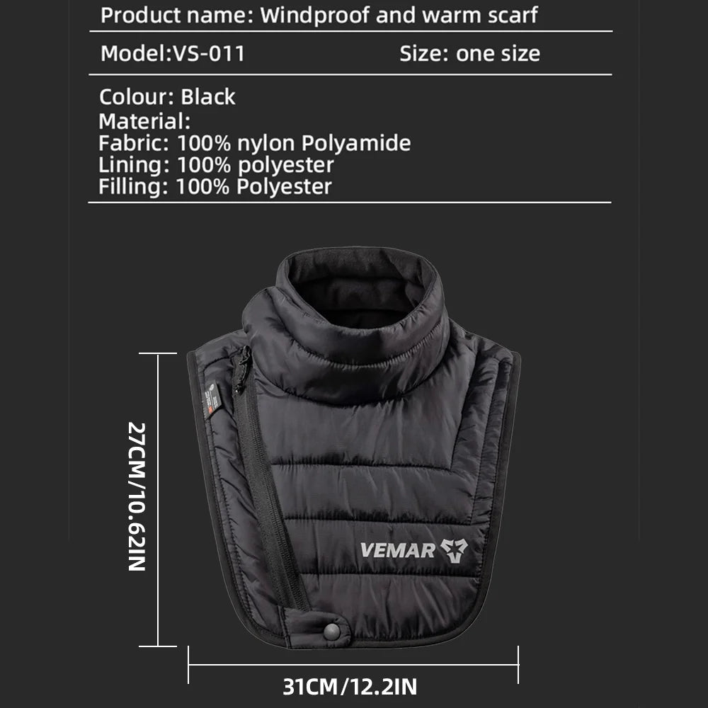 Winter Motorcycle Full Neck Protectors Scarf Windproof Warm Motorbike Motocross Balaclava Fleece Moto Cycling Warm Mask