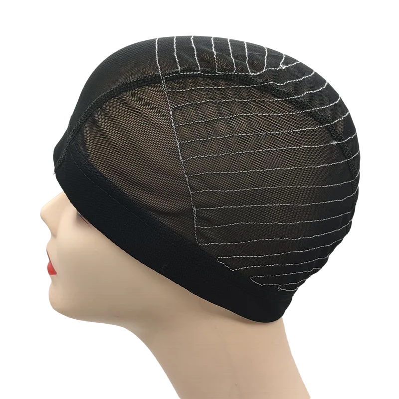 Guideline Map Dome Cap Perruque cheveux humain hair styling tools White line 13X4 Mesh wig u part wig cap Wig making closure