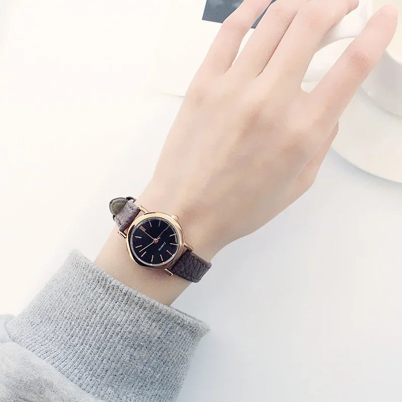 Ladies Quartz Belt Watch New Korean Style Trend Simple Personality Student Watches