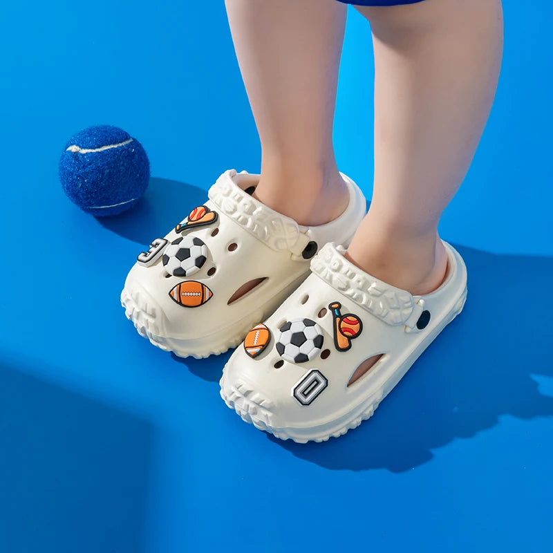 Cute Non-slip girls sandals garden shoes cartoon child baby sandals summer kids slippers high quality beach kids sandals