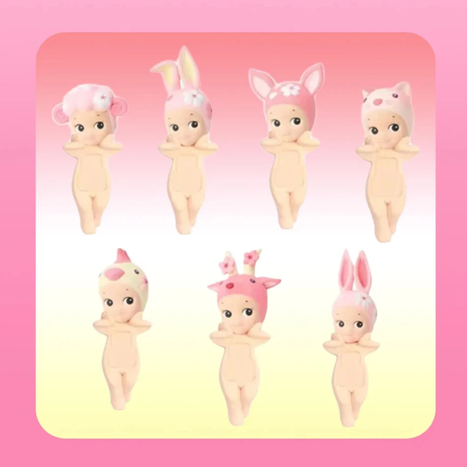 2025 new Cherry Blossom Hanami Series Blind Box Collect Mini Figure Cute Sakura Desktop Decor Kid Birthday Gift
