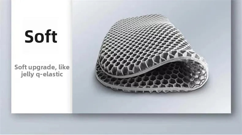 Latex cushion summer honeycomb gel seat cushion truck single piece silicone ventilated cool breathable office fart cushion