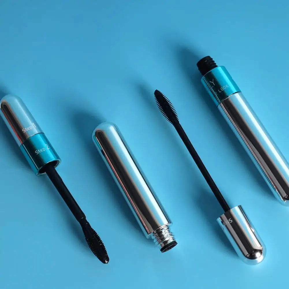 4D Silk Fiber Mascara Waterproof Thickening Long Eyelashes Makeup Cosmetics Eyelash Lash Eyelash Black Mascara