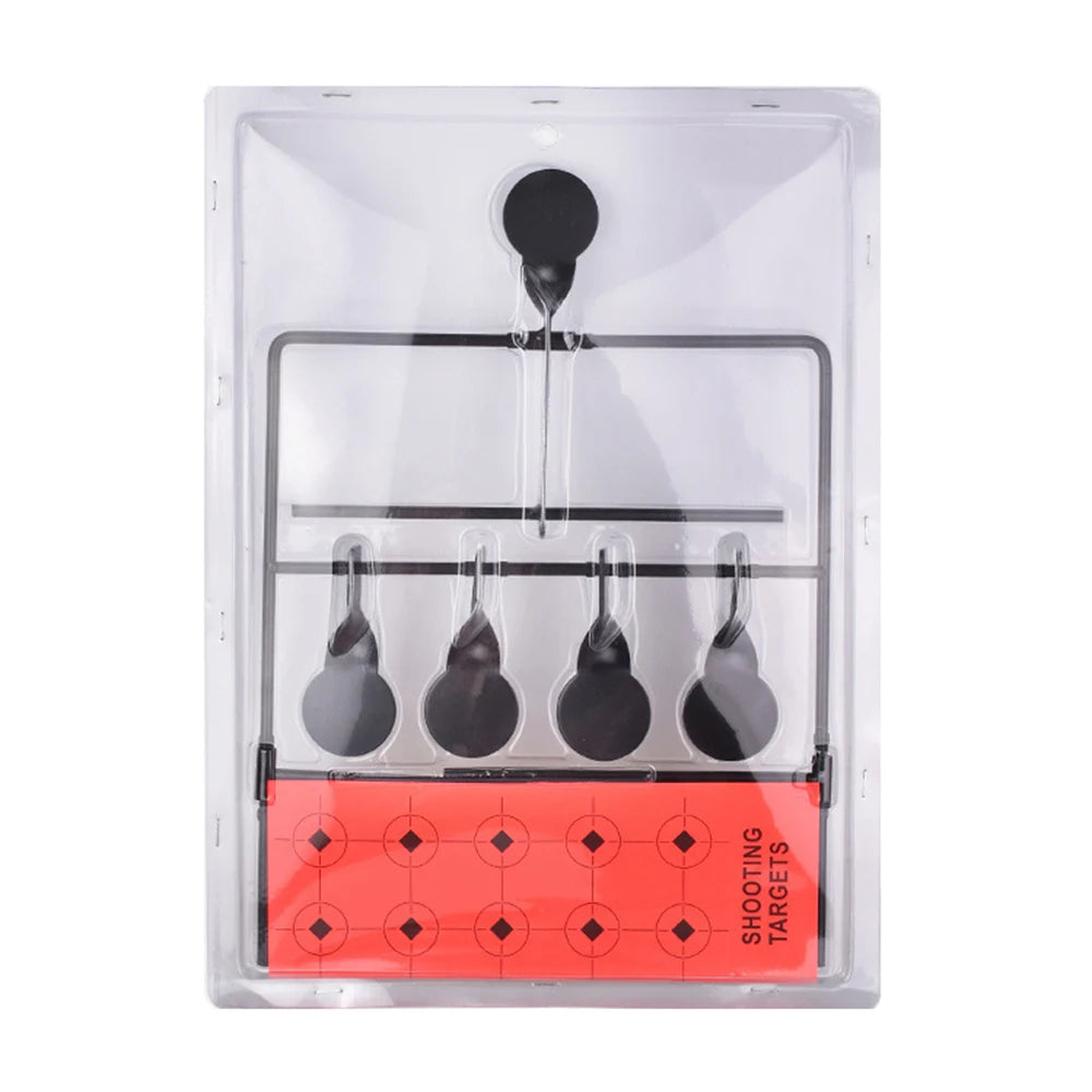 Rotating Target Reset Shooting for Rifle Pistol CS Outdoor Hunting Training Aim Practice Accessories Wind Chime Shooting Target