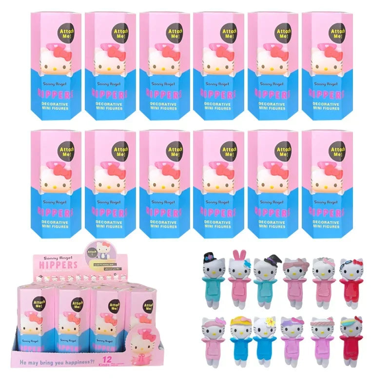 Smiski Cherry Blossom Stitch Series Blind Box Gift Mini Anime Figures Ornaments Dolls Fans Children Christmas Birthday Gift