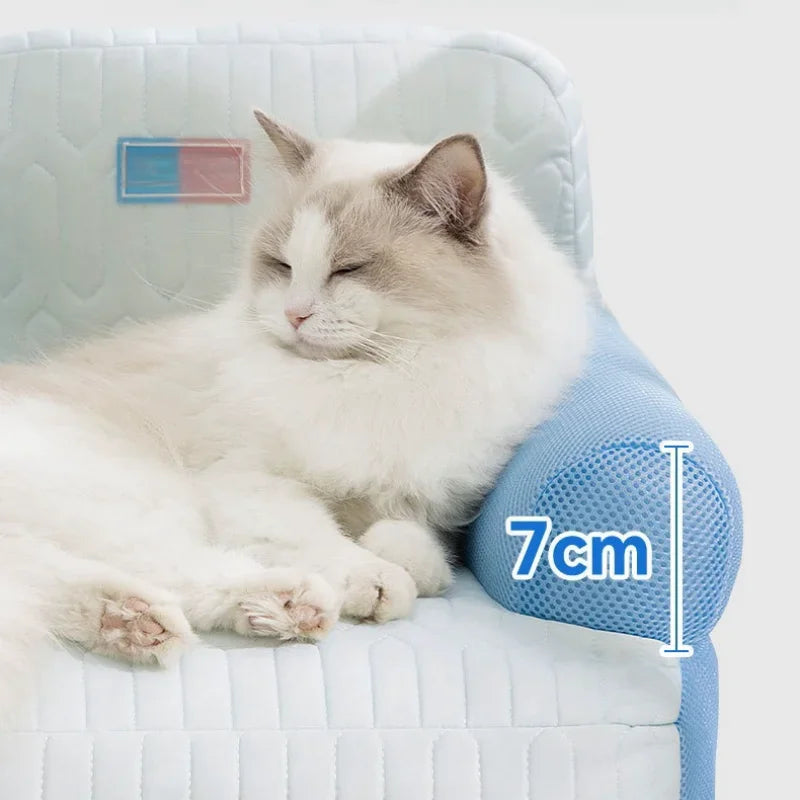 Cats Beds Summer Cooling Pet Bed Kitten Cushions Goods Houses Dog Mat Basket Accessory House Habitats Accessories PuppyThings
