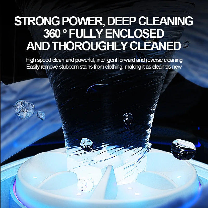 Mini Wireless Portable Washing Machine Underwear Cleaner Socks Washing Machine 1.5L Rechargeable Smart Portable Laundry Cup