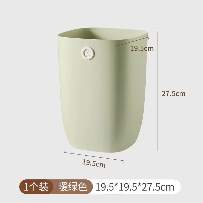 Trash can, large capacity living room, bedroom, garbage basket, kitchen, trash can, pressure-free ring, large paper basket
