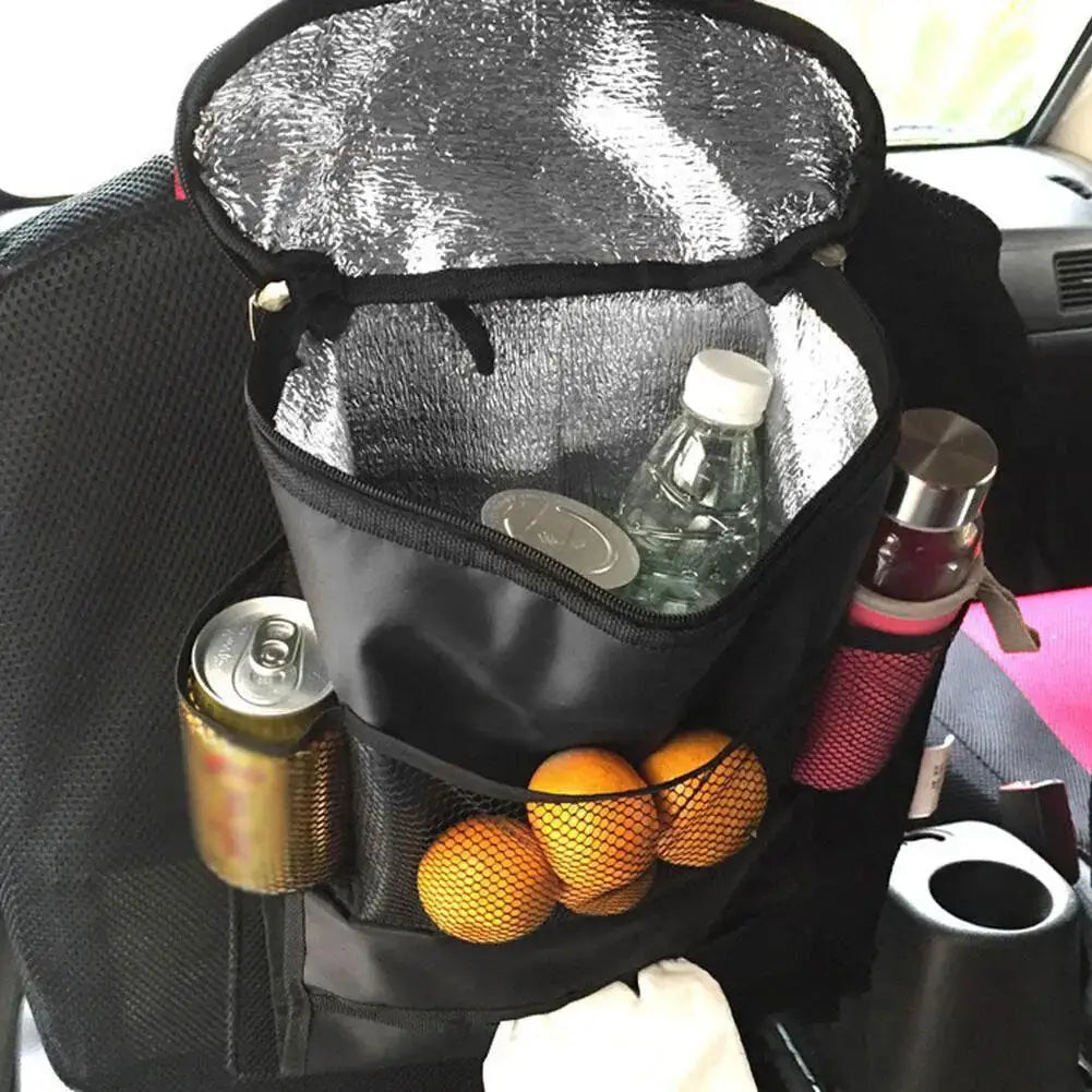 Car Back Seat Organizer Storage Bag Car Hanging Bag Multi-Pocket Auto Car Storage Tissue Box Car-styling Cool Wrap Bottle