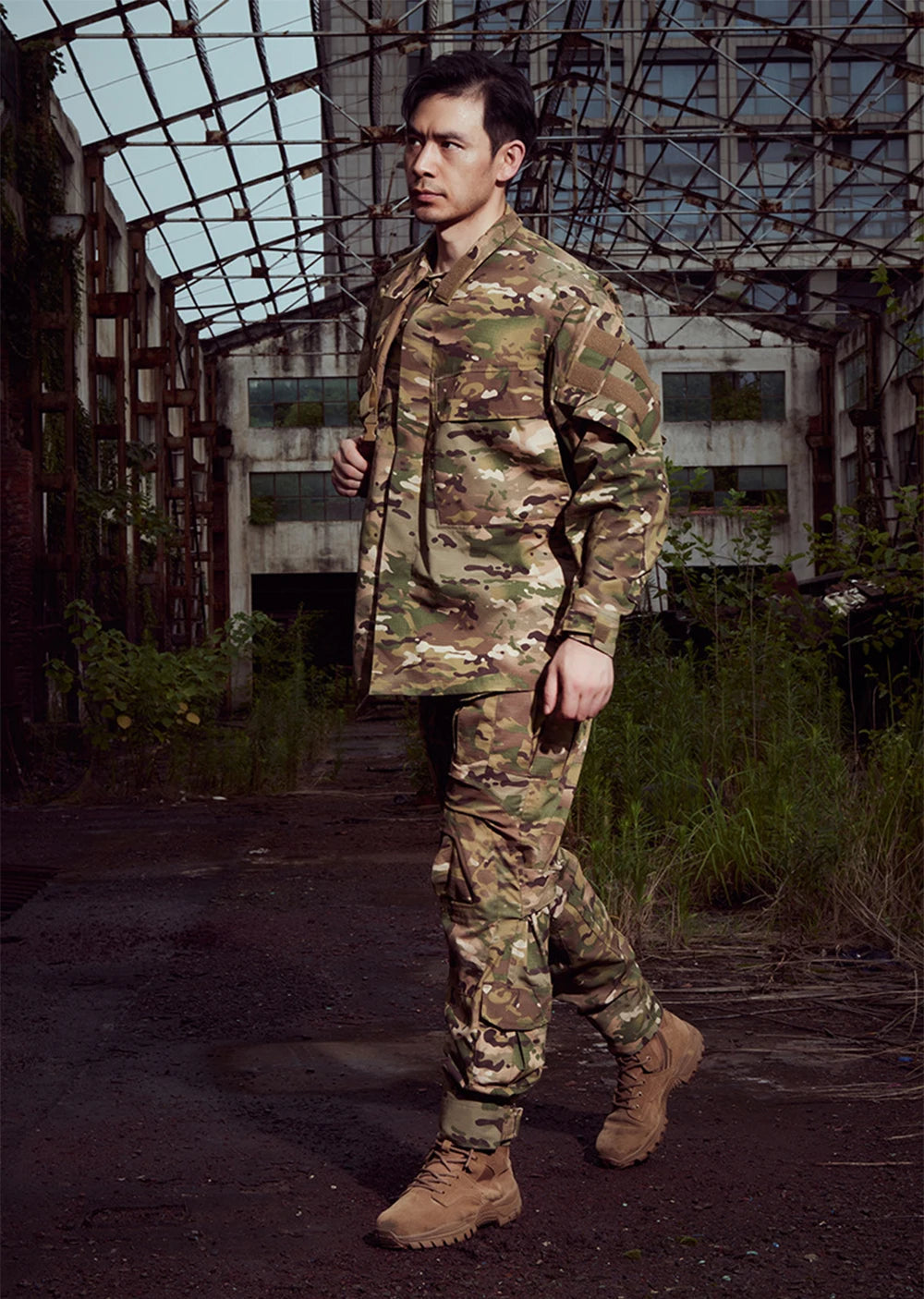 Tactical Camouflage Coat Hunting Long Sleeved Jacket Men's Training Uniform Outdoor Paintball Camping Windbreaker Clothing