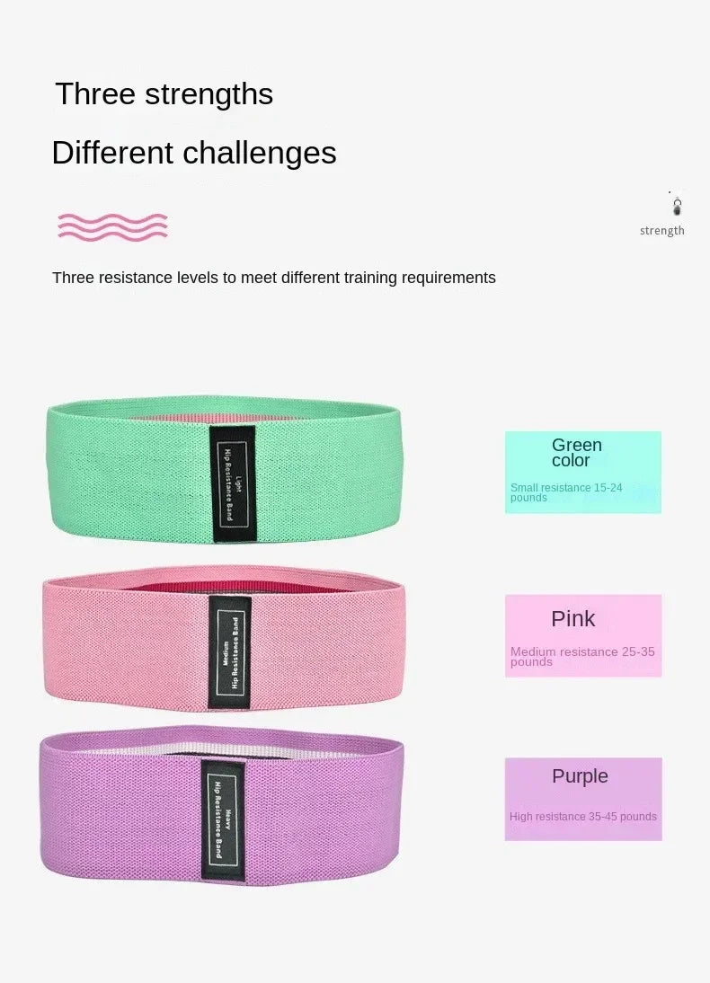 Resistance Band Exercises Yoga Elastic bands Butt Workout Hip Circle Anti-slip Durable Pull Gym Fitness Traning Pull Rope