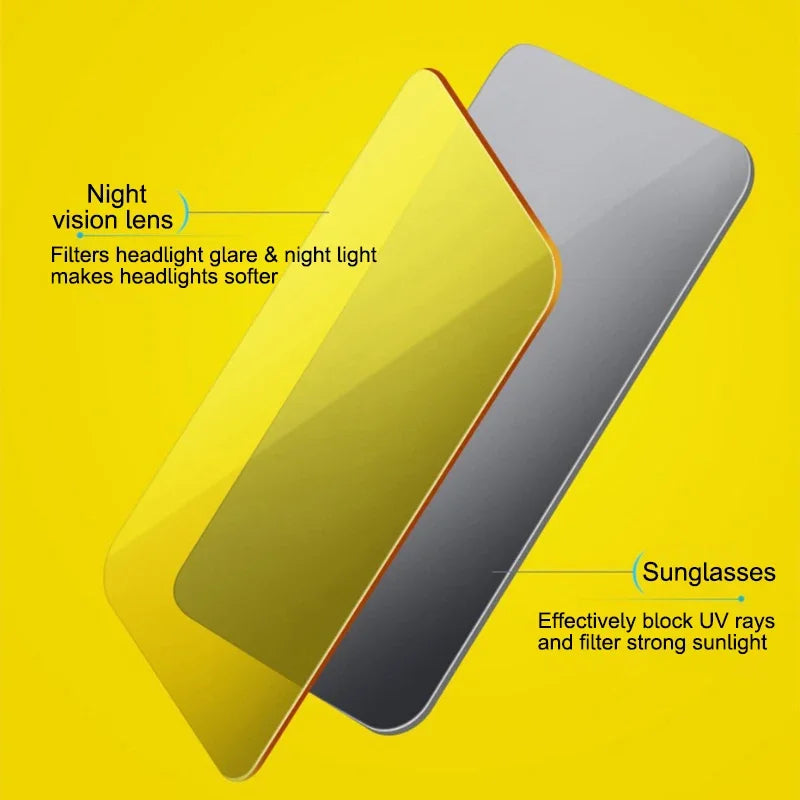 BLALION Car Sun Visor Anti-Dazzle Anti-UV Adjustable Blocker Polarized Sunshade Plate Clear Vision SUV Trucks Auto Accessories