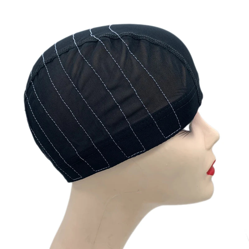 1PC Guideline Map Dome Cap Hair Styling Tools White Line Mesh Wig U Part Cap for Wig Making Closure 4X4/5X5/13X4/13X6 Options
