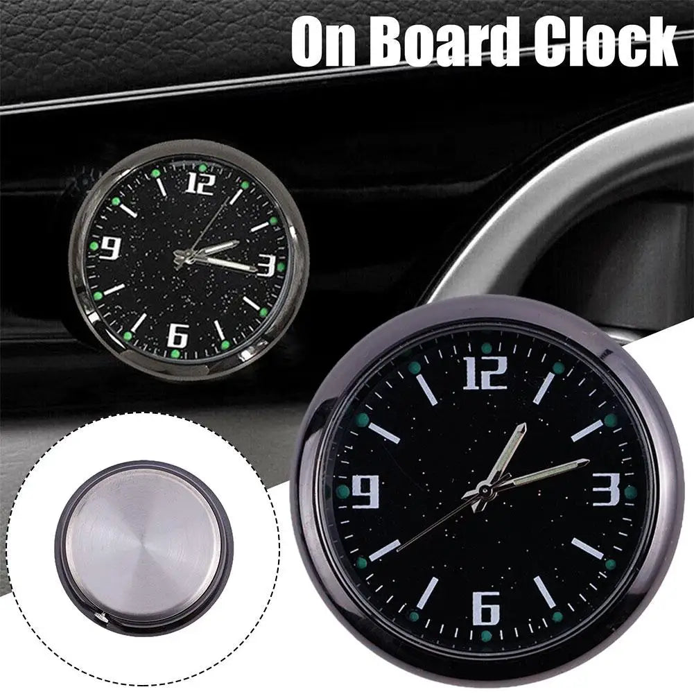 Luminous Auto Gauge Clock Mini Car Air Vent Waterproof Quartz Clock with Clip Air Outlet Watch Clock For Styling Car Accessories